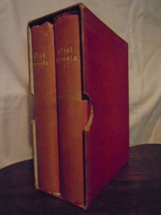 Item #51087 ROMOLA; VOLUMES I & II. George Eliot
