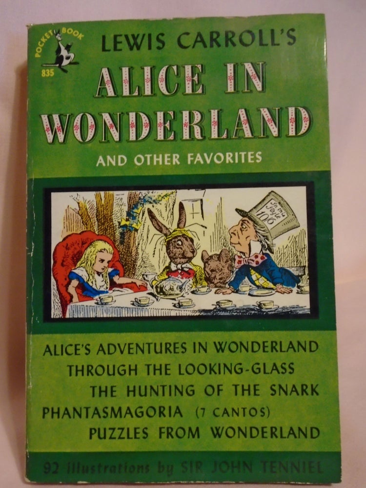 Item #51217 LEWIS CARROLL'S ALICE IN WONDERLAND AND OTHER FAVORITES. Lewis Carroll.