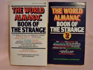 Item #51219 THE WORLD ALMANAC BOOK OF THE STRANGE, VOLUMES 1 & 2. of The World Almanac