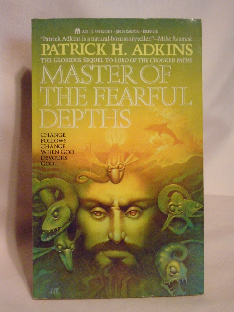 Item #51538 MASTER OF THE FEARFUL DEPTHS. Patrick H. Adkins.