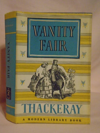 Item #51675 VANITY FAIR: A NOVEL WITHOUT A HERO. William Makepeace Thackeray