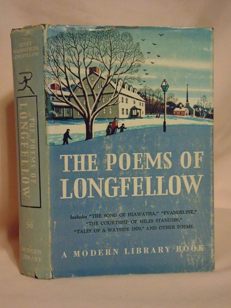 Item #51676 THE POEMS OF HENRY WADSWORTH LONGFELLOW; INCLUDING: EVANGELIN, THE SONG OF HIAWATHA, THE COURTSHIP OF MILES STANDISH, TALES OF A WAYSIDE INN. William Makepeace Thackeray.