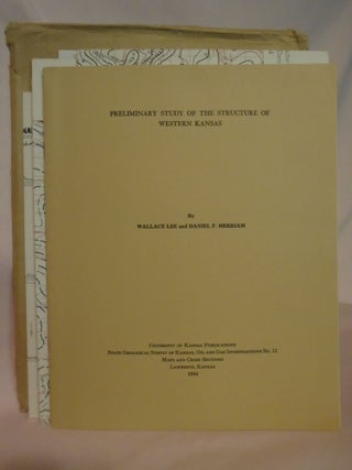 Item #51804 PRELIMINARY STUDY OF THE STRUCTURE OF WESTERN KANSAS: OIL AND GAS INVESTIGATIONS NO....
