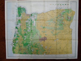 Item #52050 MAP OF THE STATE OF OREGON SHOWING THE CLASSIFICATION OF LANDS AND FORESTS;...
