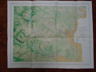 Item #52052 LAND-CLASSIFCATION MAP OF THE CENTRAL PORTION OF THE CASCADE RANGE, WASHINGTON ;...