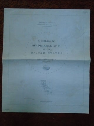 Item #52068 GEOLOGY OF THE HAYWARD QUADRANGLE, CALIFORNIA: GEOLOGIC QUADRANGLE MAPS OF THE UNITED...