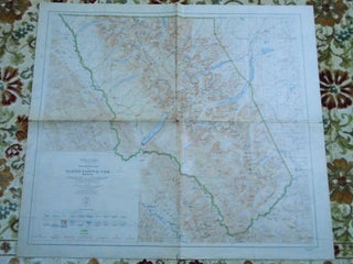 Item #52071 TOPOGRAPHIC MAP OF GLACIER NATIONAL PARK, MONTANA, 1927