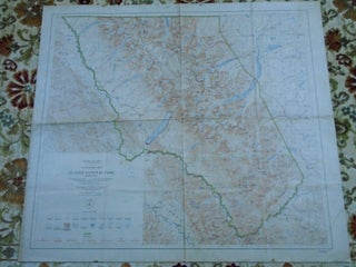 Item #52072 TOPOGRAPHIC MAP OF GLACIER NATIONAL PARK, MONTANA, 1927