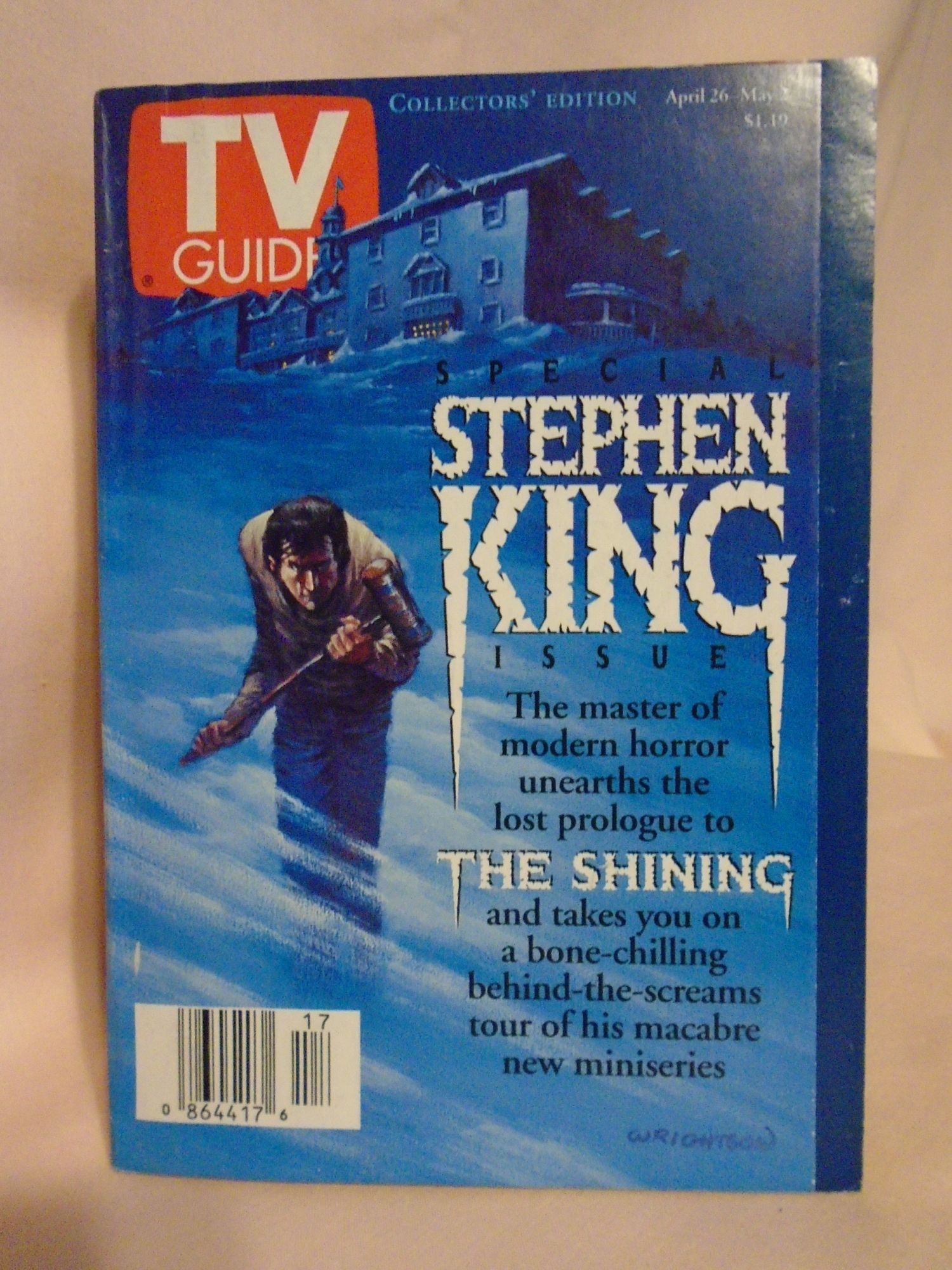THE SHINING. STEPHEN KING ISSUE, TV GUIDE COLLECTORS' EDITION