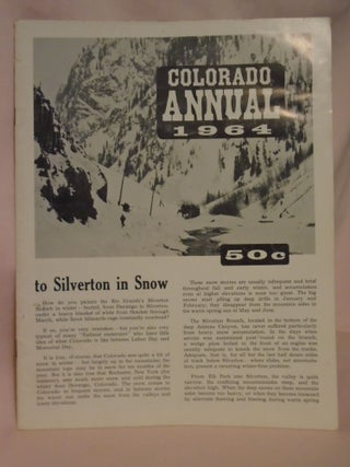 Item #52172 COLORADO ANNUAL 1964 (ISSUE #2). Cornelius W. Hauck, Robert W. Richardson
