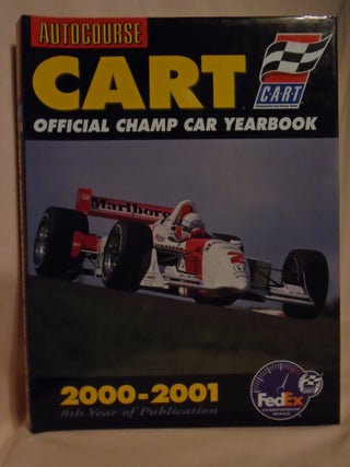 Item #52364 AUTOCOURSE CART OFFICIAL CHAMP CAR YEARBOOK 2000-2001. Jeremy Shaw