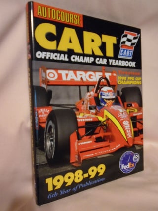 Item #52375 AUTOCOURSE CART OFFICIAL CHAMP CAR YEARBOOK 1998-99. Jeremy Shaw