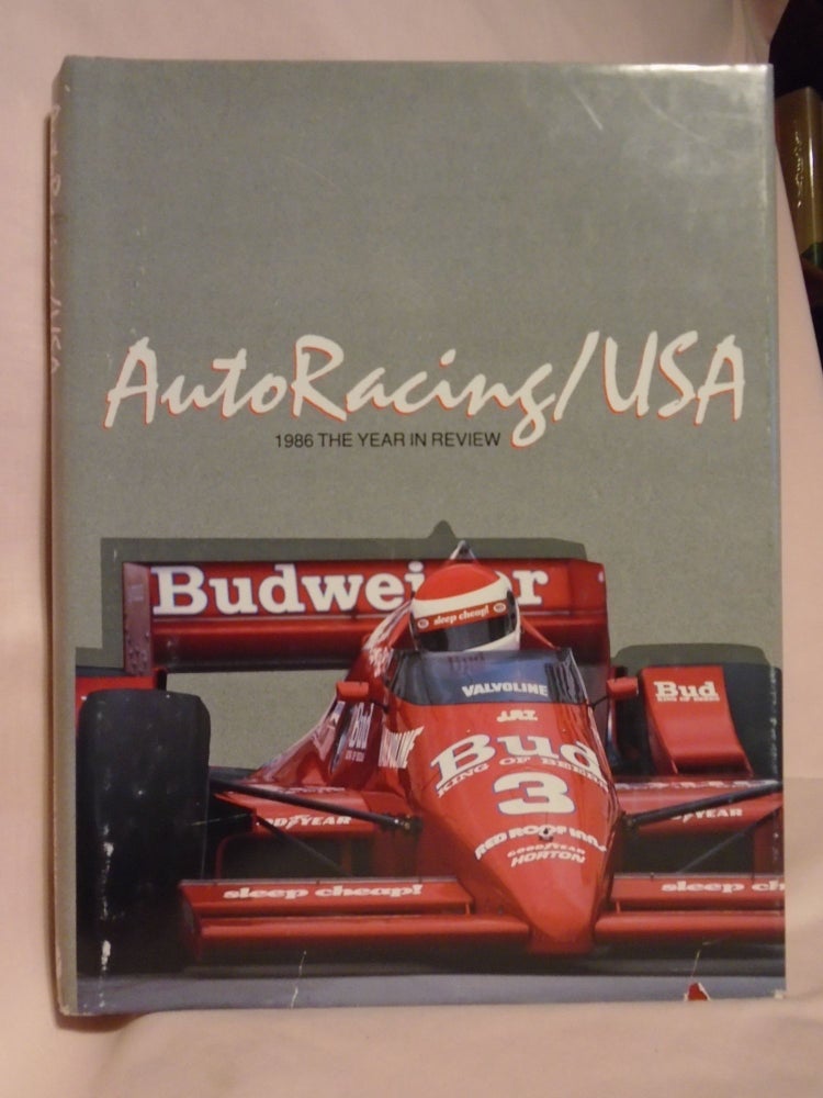 Item #52533 AUTO RACING / USA 1986, THE YEAR IN REVIEW. Leslie Ann Taylor.