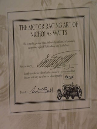 THE MOTOR RACING ART OF NICHOLAS WATTS