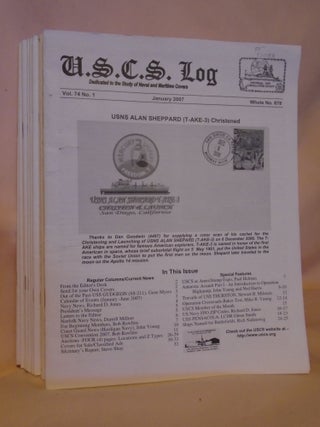 Item #53088 U.S.C.S. LOG; DEDICAATED TO THE COLLECTION AND STUDY OF NAVAL AND MARITIME POSTAL...