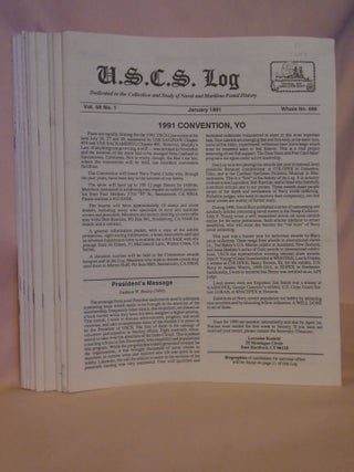 Item #53098 U.S.C.S. LOG; DEDICAATED TO THE COLLECTION AND STUDY OF NAVAL AND MARITIME POSTAL...