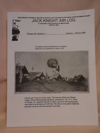 Item #53150 JACK KNIGHT AIR LOG, VOLUME 66, NUMBERS 1, 2, 3, 4, 2009. Stephen Neulander