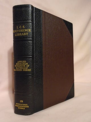 Item #53230 I.C.S. REFERENCE LIBRARY 172; LINK MECHANISMS, GEARING, GEAR TRAINS AND CAMS, PULLEYS...