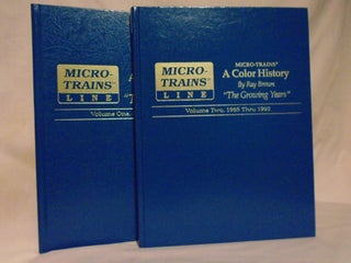 Item #53297 MICRO-TRAINS, A COLOR HISTORY: VOLUME 1, 1972 THRU 1984, "THE EARLY YEARS": VOLUME 2,...