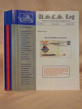 U.S.C.S. LOG; DEDICAATED TO THE COLLECTION AND STUDY OF NAVAL AND MARITIME POSTAL HISTORY; VOLUME...