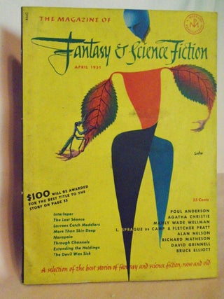 Item #53690 THE MAGAZINE OF FANTASY & SCIENCE FICTION, APRIL 1951, VOLUME 2, NUMBER 2. Anthony...