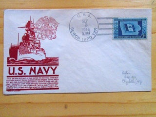 Item #53887 COMMEMORATIVE CACHET COVER; U.S. NAVY SHIP USS BEGOR APD 127