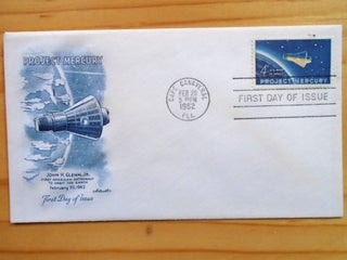 Item #53892 COMMEMORATIVE CACHET COVER; FIRST DAY COVER PROJECT MERCURY