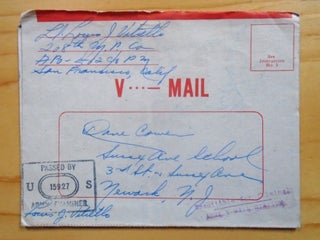 Item #53901 V MAIL LETTER DATED JANUARY 16, 1944, SENT FROM APO 502; PASSED BY U.S. ARMY EXAMINER