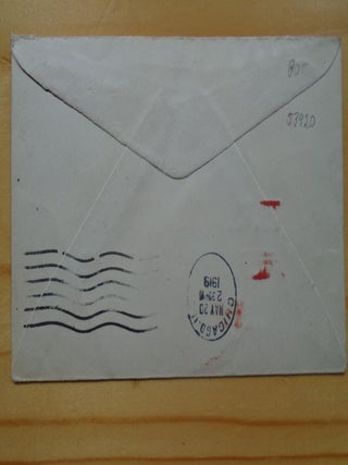 A.C. ROESSLER, EAST ORANGE, N.J.; AIRMAIL, CANCELLED CLEVELAND, AIR MAIL SERVICE, MAY 17, 1919