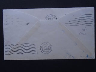 CACHET COVER, TWO CACHETS, PAN AMERICAN CLIPPER FIRST FLIGHT CALIFORNIA - HAWAII AND HAWAII - CALIFORNIA , CANCELLATION SAN FRANCICO APR 16, 1935, CANCELLATION HONOLULU, HAWAII APRIL 22 1935, ARRIVAL CANCELLATION SAN FRANCISCO, APR 23, 1935