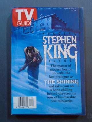 Item #53986 THE SHINING. STEPHEN KING ISSUE, TV GUIDE COLLECTORS' EDITION, APRIL 26-MAY 2, 1997....