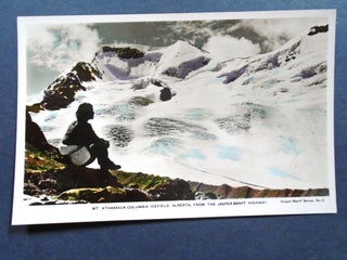 Item #54033 POSTCARDS; MT. ATHABASCA COLUMBIA ICEFIELD, ALBERTA, FROM THE JASPER-BANFF HIGHWAY;...
