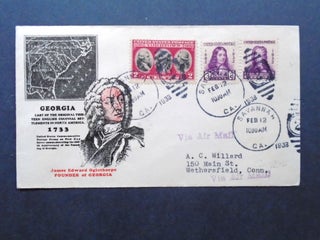 Item #54041 CACHET FIRST DAY OF ISSUE COVER; COMMEMORATING THE 200TH ANNIVERSARY OF THE FOUNDING...