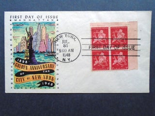 Item #54050 CACHET FIRST DAY OF ISSUE COVER; FLUEGEL COLOR CACHET CELEBRATING THE GOLDEN...