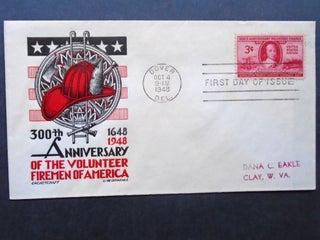 Item #54059 CACHET FIRST DAY COVER; L.W. STAEHLE CACHET, 300th ANNIVERSARY OF THE VOLUNTEER...