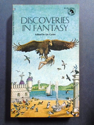 Item #54391 DISCOVERIES IN FANTASY. Lin Carter