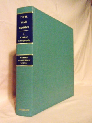 Item #54448 CIVIL WAR BOOKS: A CRITICAL BIBLIOGRAPHY, 2 VOLUMES IN 1. Allan Nevins, James I....