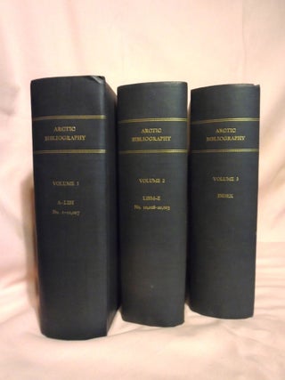 Item #54552 ARCTIC BIBLIOGRAPHY, PREPARED FOR AND IN COOPERATION WITH THE DEPARTMENT OF DEFENSE...
