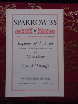 Item #54602 SPARROW 35, AUGUST 1975. EXPLOSION OF THE SWAN [SALVADOR DALI ON FEDERICON...