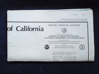 Item #54949 GEOTHERMAL RESOURCES OF CALIFORNIA, 1980. CALIFORNIA GEOLOGICE DATA MAP SERIES, MAP...