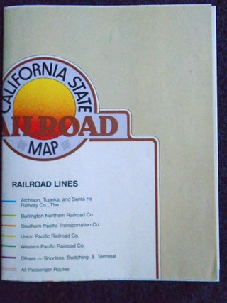 Item #54951 CALIFORNIA STATE RAILROAD MAP [1982