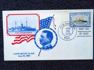 Item #54966 CACHET FIRST DAY COVER; CAPTURE OF GUAM, JUNE 20, 1898, U.S.S. CHARLESTON; CANCELLED...