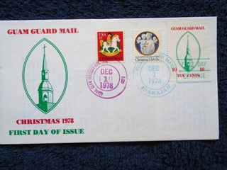 Item #54969 CACHET FIRST DAY COVER; GUAM GUARD MAIL CHRISTMAS 1978, FIRST DAY OF ISSUE; CANCELLED...