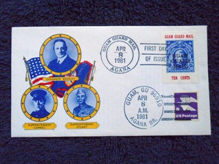 Item #54992 CACHET FIRST DAY COVER; GOVERNOR BRADLEY, SUPERINTENDENT CARROLL, SUPERINTEDENT...