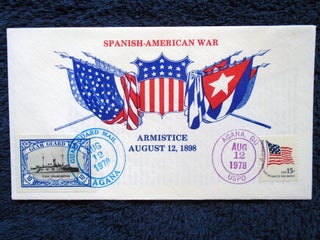 Item #54999 CACHET COVER; SPANISH-AMERICAN WAR, ARMISTICE AUGUST 12, 1898; CANCELLED GUAM GUARD...
