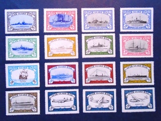 Item #55005 GUAM GUARD MAIL UNIFORM SET OF 13 SHIP AND 3 AIRPLANE COMMEMORATIVE STAMPS