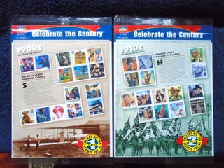 Item #55025 U.S. SOUVENIR SHEETS; CELEBRATE THE CENTURY, ALL 10 ISSUED, 1900s - 1990s