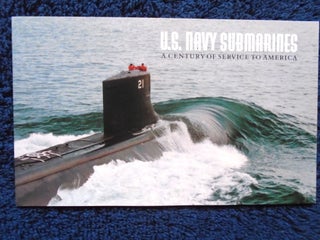 Item #55036 U.S. SOUVENIR BOOKLET; U.S. NAVY SUBMARINES 20 PAGE BOOKLET WITH TWO PANES OF FIVE...