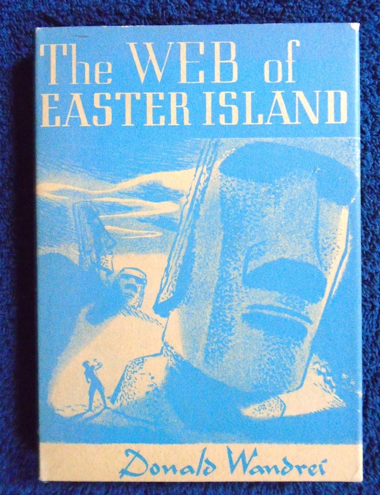 Item #55078 THE WEB OF EASTER ISLAND. Donald Wandrei.