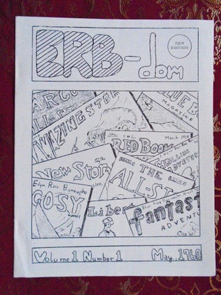 Item #55177 ERB-DOM, VOLUME 1, NUMBER 1, MAY, 1960. Camille "Caz Cazedessus, ", Alfred Guillory...